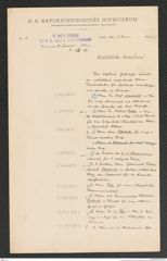 k.k. naturhistorisches Hofmuseum, Intendanzakten 1885-1896 (Hauer), Aktenzahl Z.31/1891, Seite 1